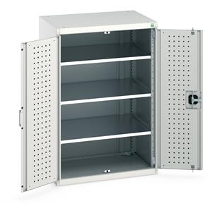 Bott Industial Tool Cupboards with Shelves Bott Perfo Door Cupboard 800Wx650Dx1200mmH - 3 Shelves